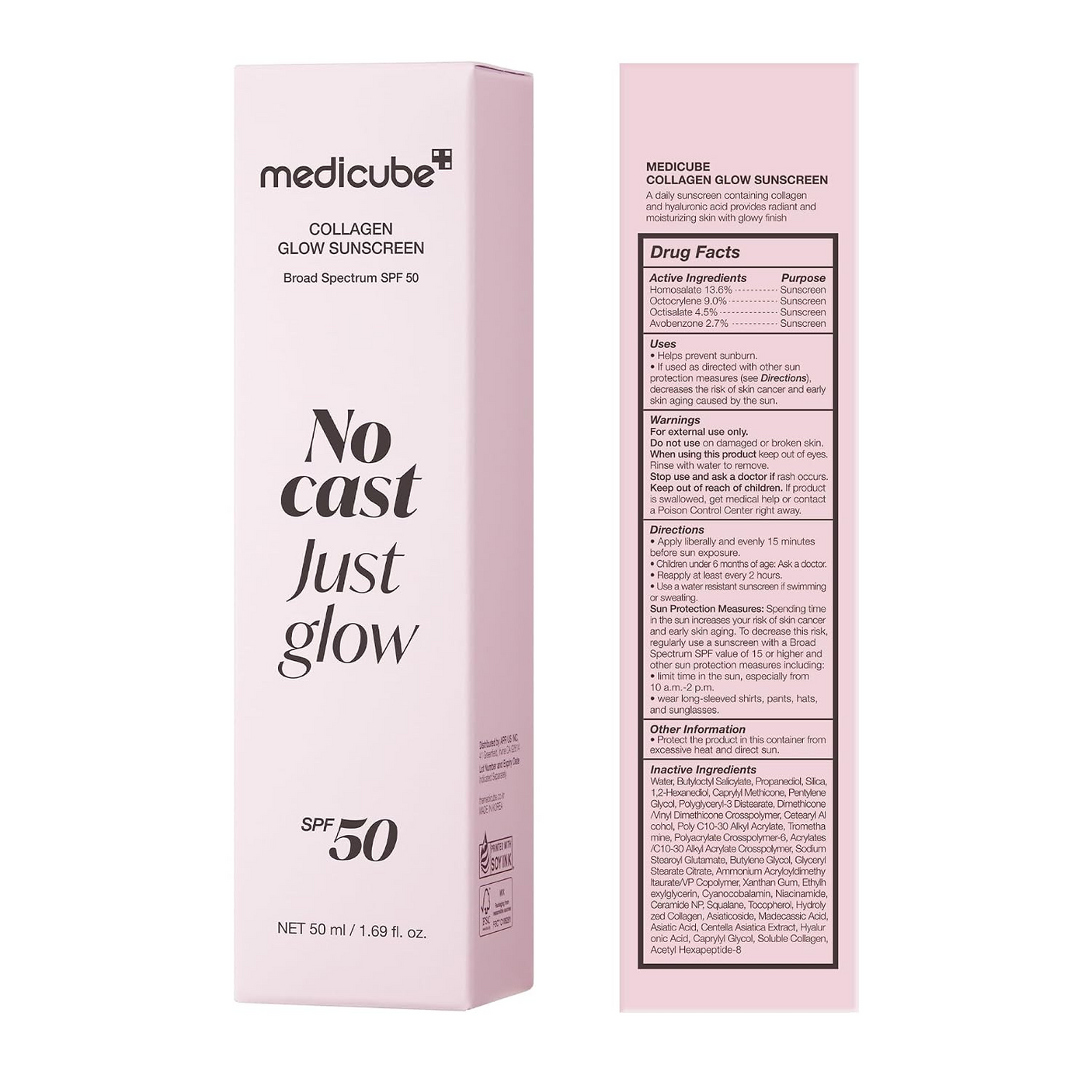Medicube Collagen Glow Sunscreen SPF 50+ - 50ml