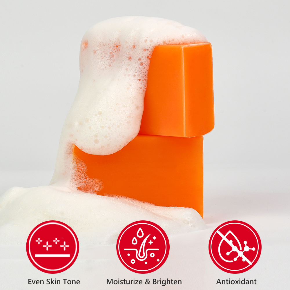 Guanjing Beauty Kojic Acid & Vitamin C Soap For Face & Body - 120g