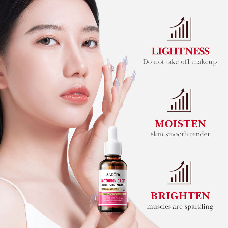 Sadoer Lactobionic Acid Pore Shrinking Repair Serum - 30ml