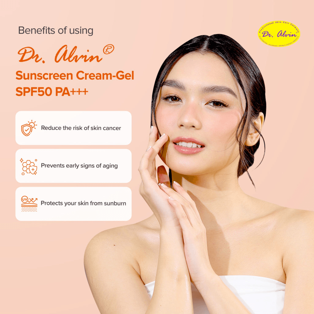 Dr. Alwin Whitening Sunscreen Cream Gel SPF 50 + 50ml