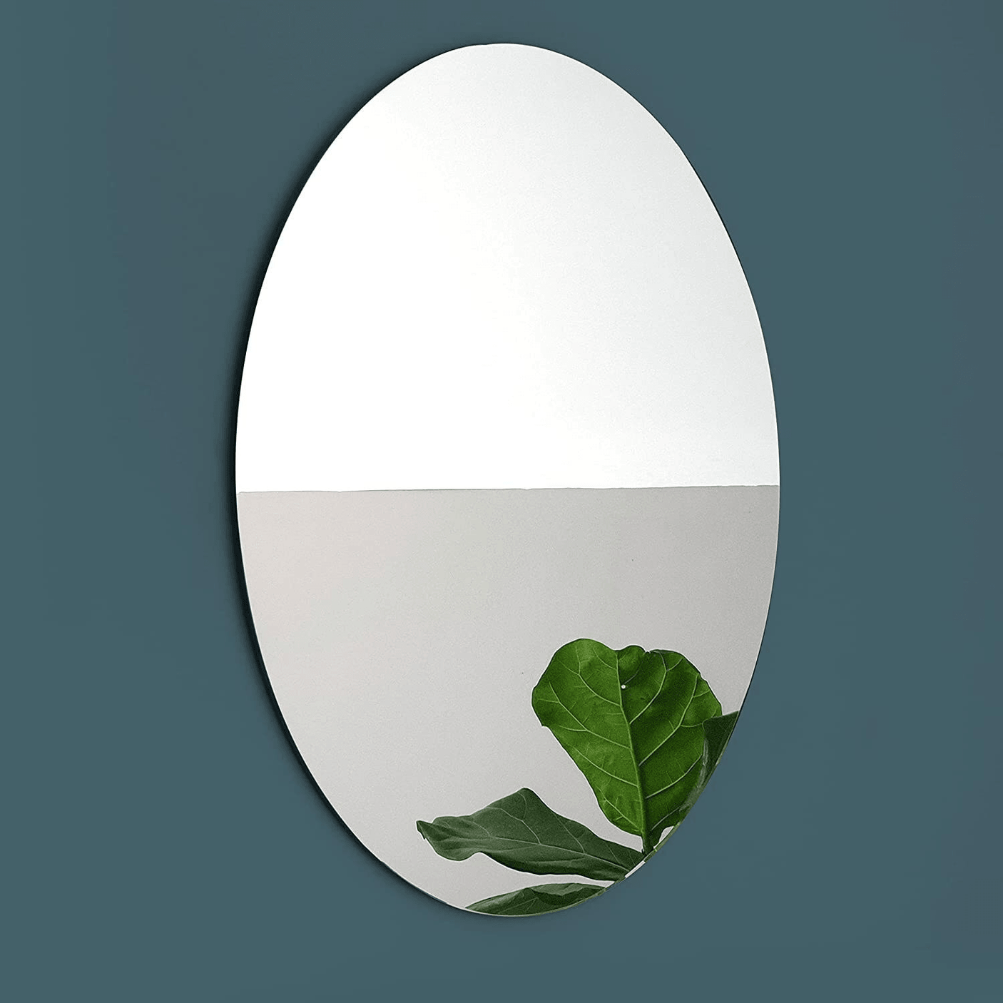 Oval Acrylic Self Adhesive Mirror - 4327