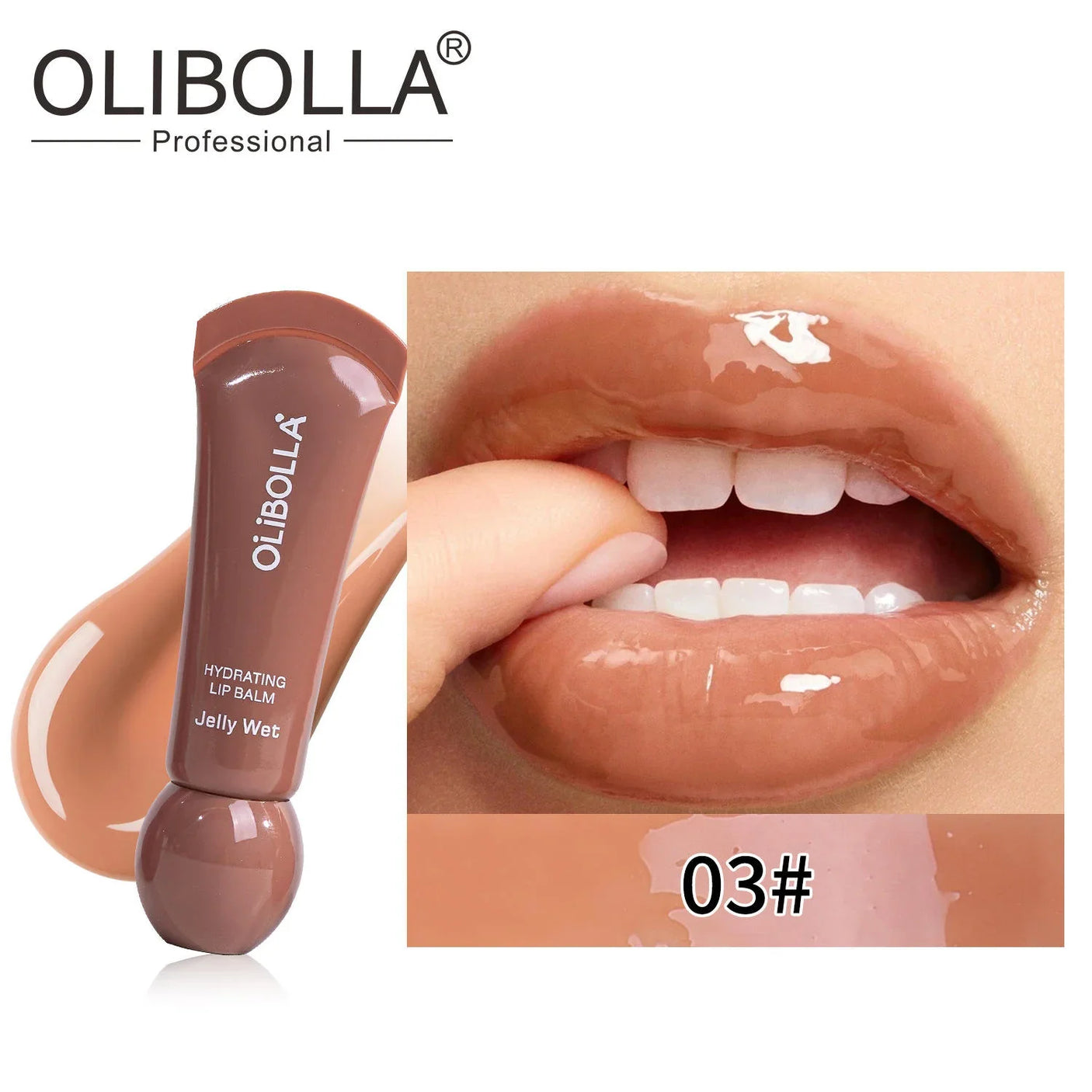 Olibolla Jelly Lip Balm 24H Glass Like Shine LA-L325