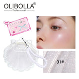 Olibolla Shell Bling 3D Highlighter Glitter Blush