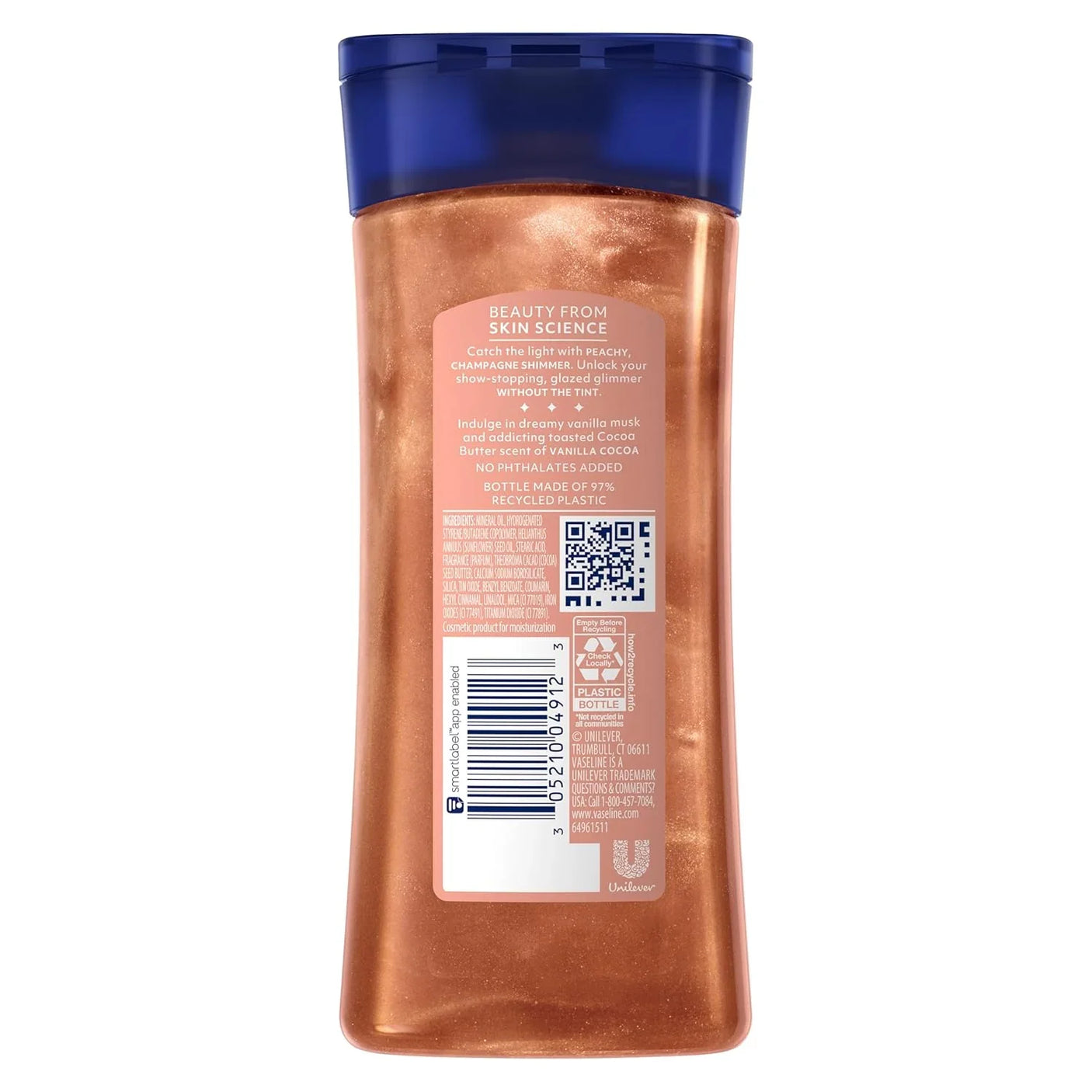 Vaseline Glazed & Glisten Sunlit Glow Body Gel Oil - 200ml