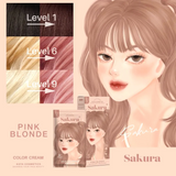 Kota Cosmetics Sakura Thailand Hair Color Pink Blonde - 100ml + 100ml