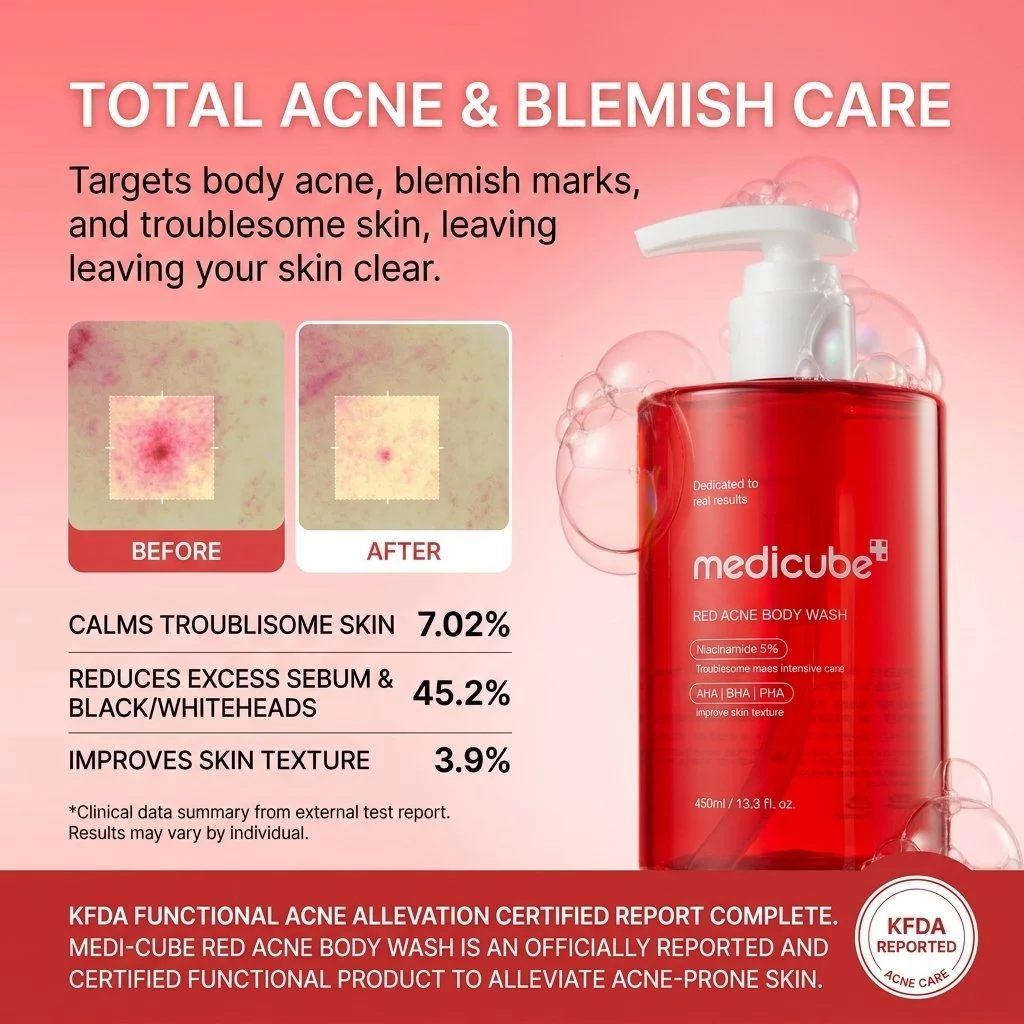 Medicube Red Acne Body Wash 3.0 - 400ml