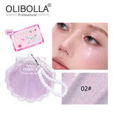 Olibolla Shell Bling 3D Highlighter Glitter Blush
