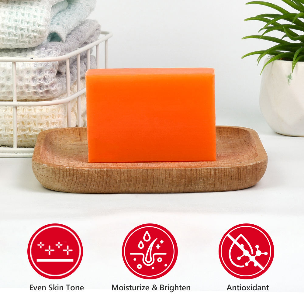 Guanjing Beauty Kojic Acid & Vitamin C Soap For Face & Body - 120g