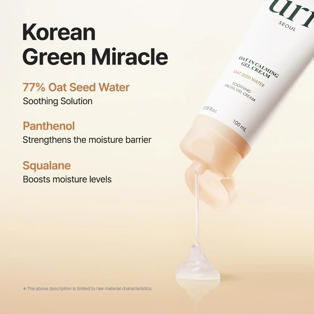 Purito Oat In Calming Facial Gel Cream - 100ml