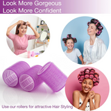 Professional Hurtless Hair Roller - 6 Pcs Set