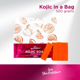 Love Skin Perfection Kojic Soap in a Bag - 7 Bars (500g)