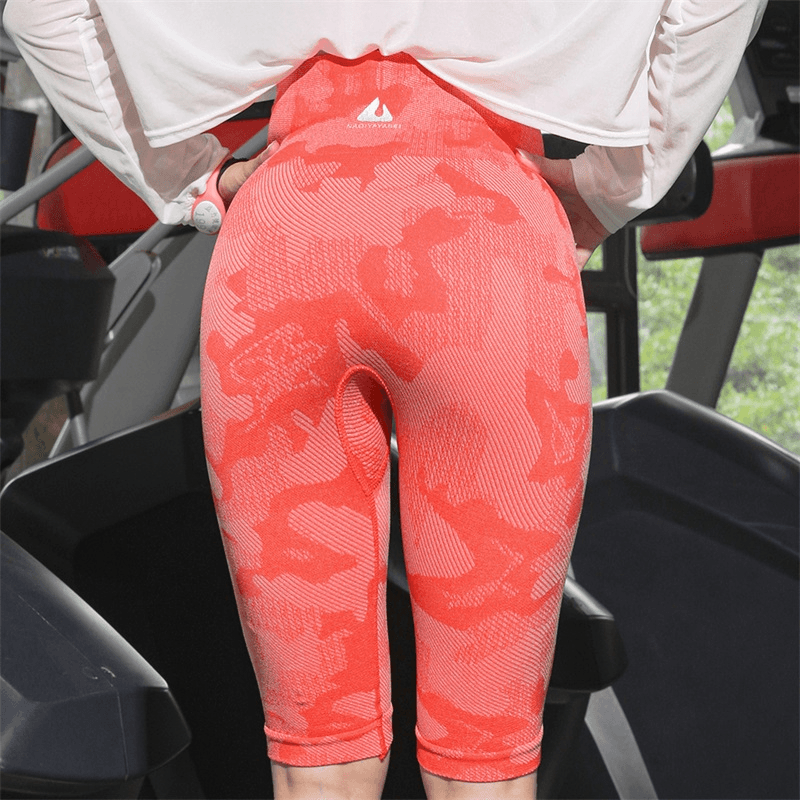 Women Seamless Yoga Legging Pants High Waist Fitness Gym Pants - B6033