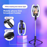 Tripod Live Broadcast Multifunctional Selfie Stick With Remote Control - P99W