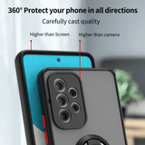 جراب Samsung A53 5G Fashion Smoke مع حامل حلقي