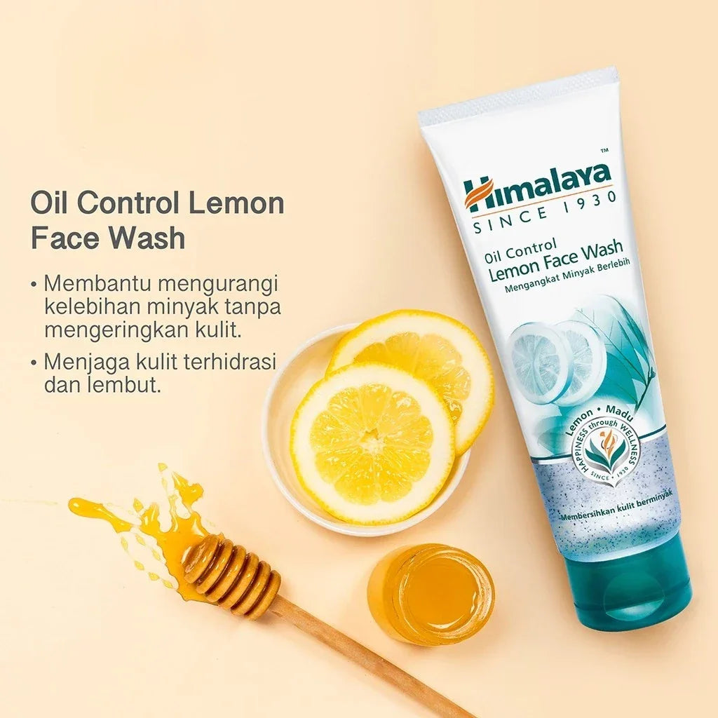 Himalaya Oil Control Lemon Face Wash - 100ml