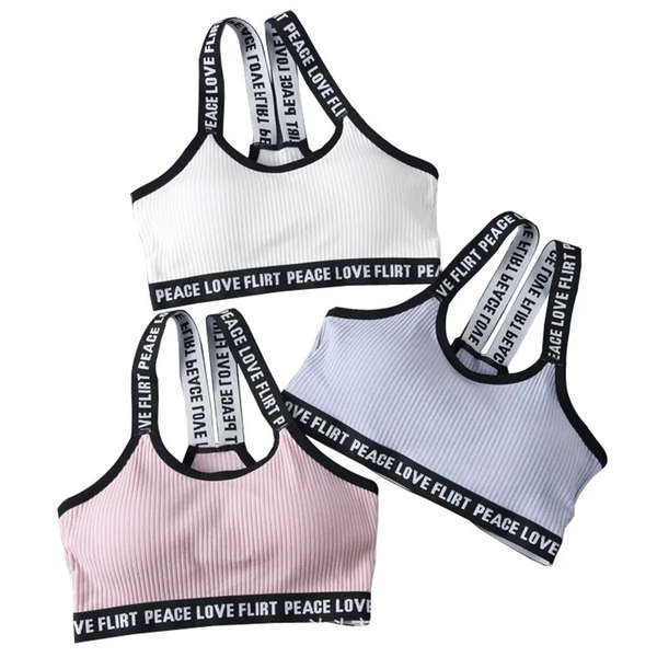 Peace Love Sports & Yoga Fitness Bra - 8838