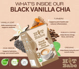 Hot Babe Black Vanilla Chia - 180g