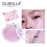 Olibolla Shell Bling 3D Highlighter Glitter Blush
