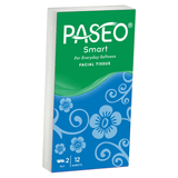 Paseo Smart Softness Facial Tissue 2Ply - 12 Sheets × 6 Pack