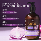TWG Fluffy & Smooth Onion Black Seed Oil Shampoo - 500ml