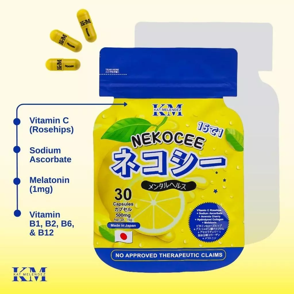 KM NEKOCEE 15 in 1 By Kat Melendez Rosy Glow Stress Relief - 30s