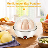 Multi-Function Electric Egg Poacher Steamer