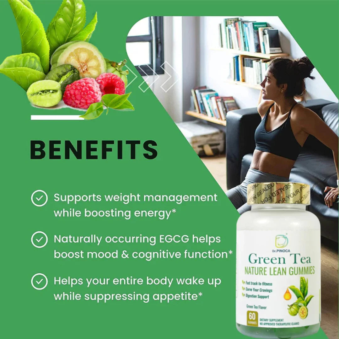 Dr. Pinoca Green Tea Nature Lean Gummies - 60s