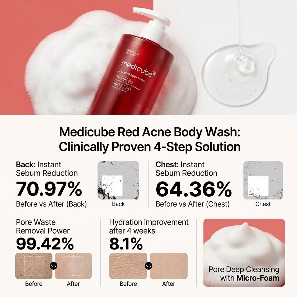 Medicube Red Acne Body Wash 3.0 - 400ml