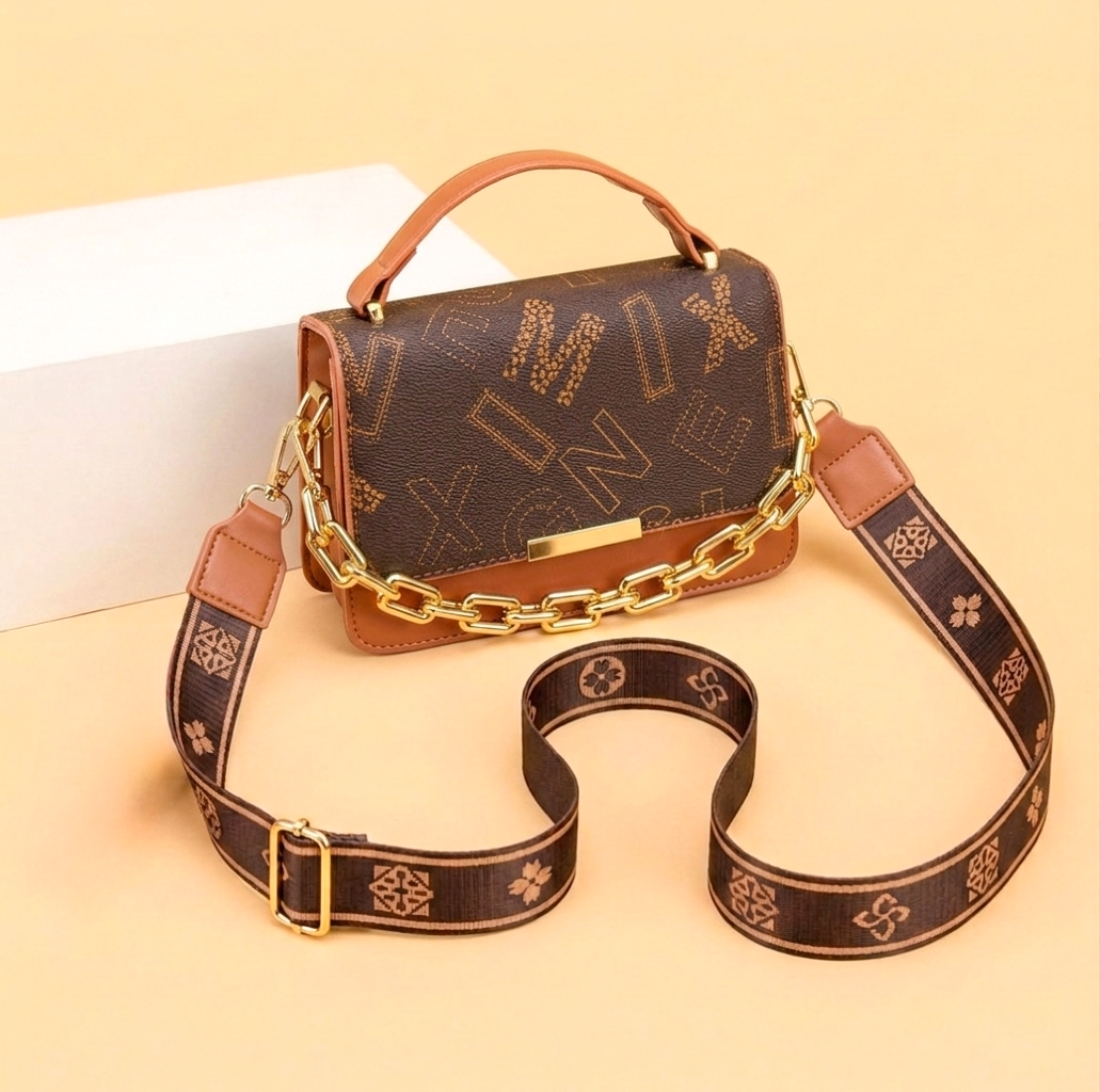 Women's Luxury Korean Design Crossbody Bag With Big Chain RD226#