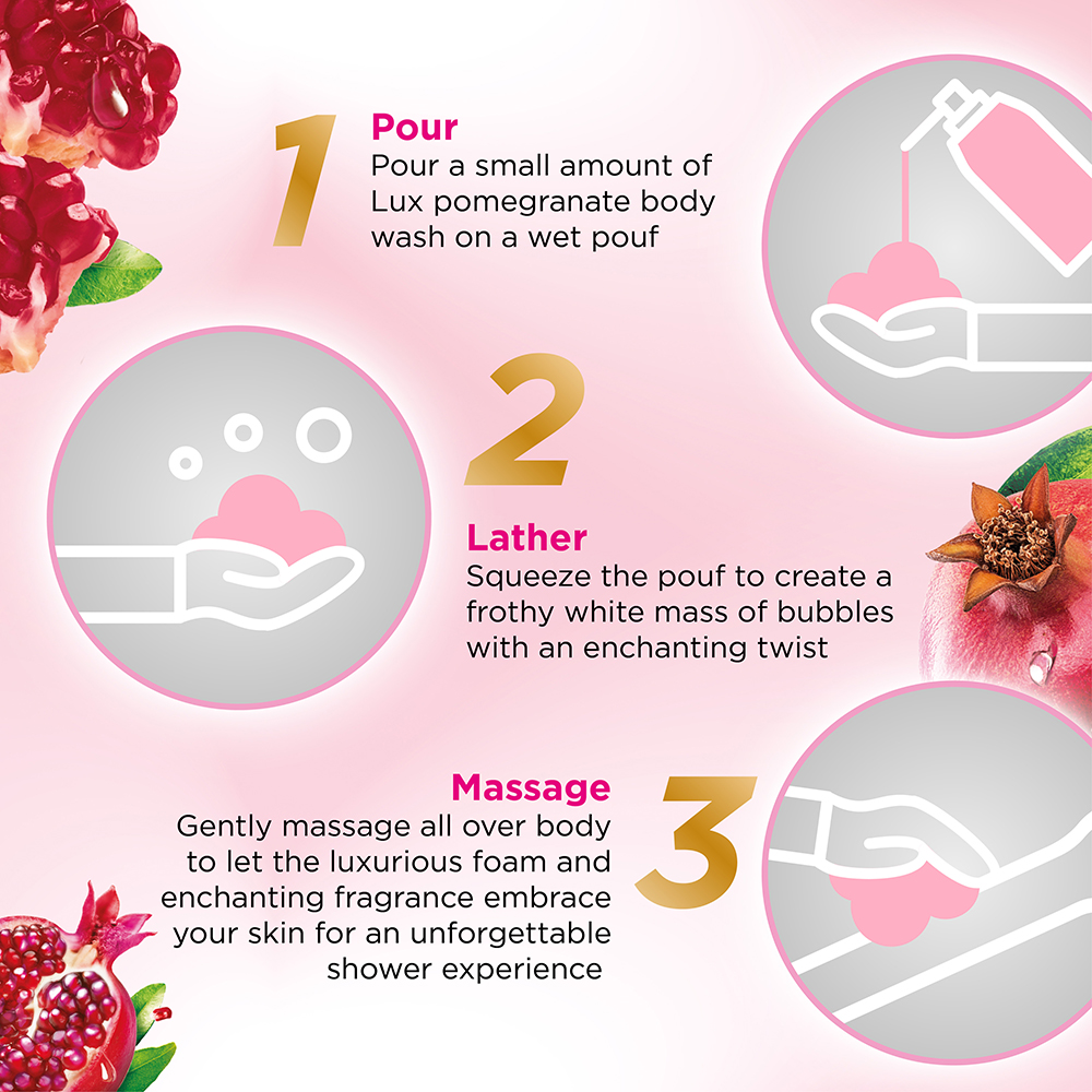 Lux Bouncy Glow Body Wash - 190ml
