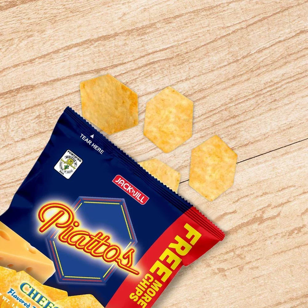 Jack 'n Jill Piattos Cheese Flavored Potato Crisps - 45g