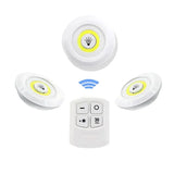 مصباح LED مثبت على الحائط مع جهاز تحكم عن بعد (مجموعة من 3 قطع)
