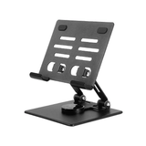 Metal Adjustable Tablet Holder With 360 Rotatable Black - A812