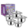 Stainless Steel Ware Stock Soup Pot 10 Pcs Set