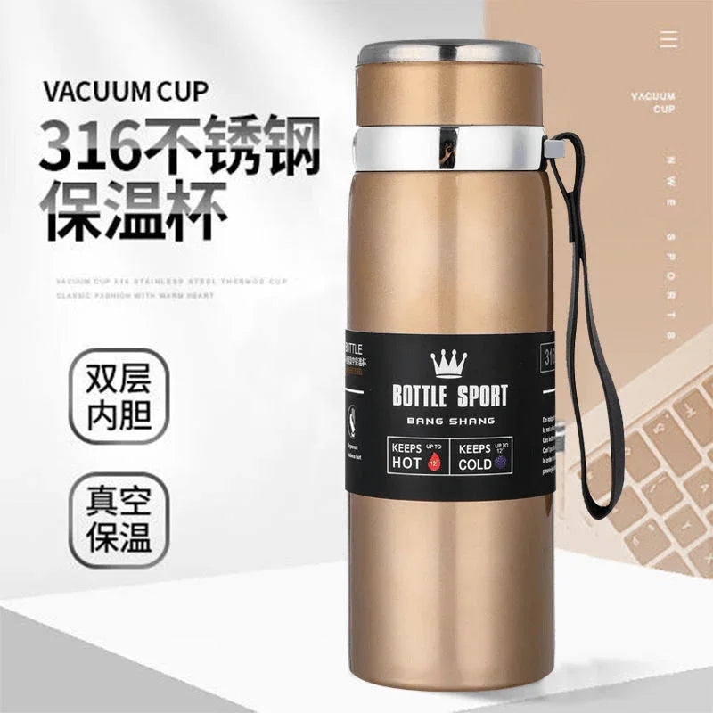 Stainless Steel SUS316 Vacuum Flask Water Bottle 800ml SW-JY3001