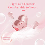 Love Heart Design Wireless Earbuds - 01