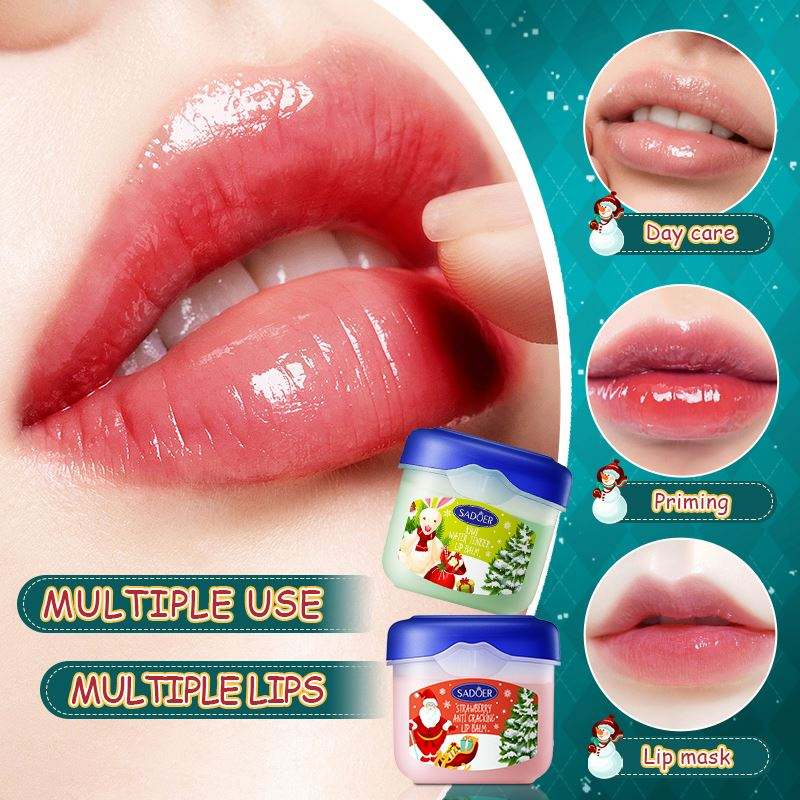 Sadoer Moisturizing Hand Cream & Lip Balm Set - 8Pcs Set