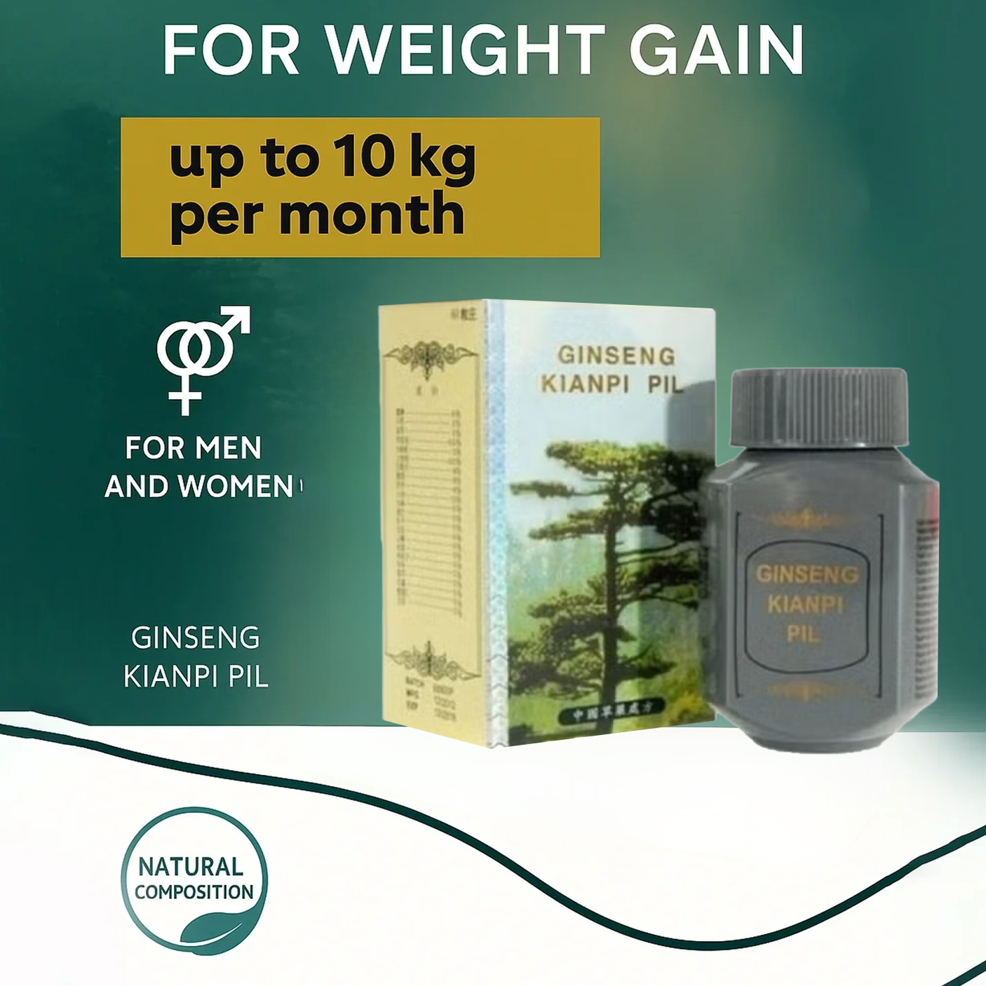 Ginseng Kianpi Pil Gaining Weight