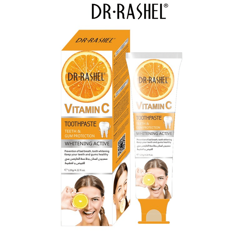 Dr.Rashel Vitamin C Brightening Active Toothpaste - 120g