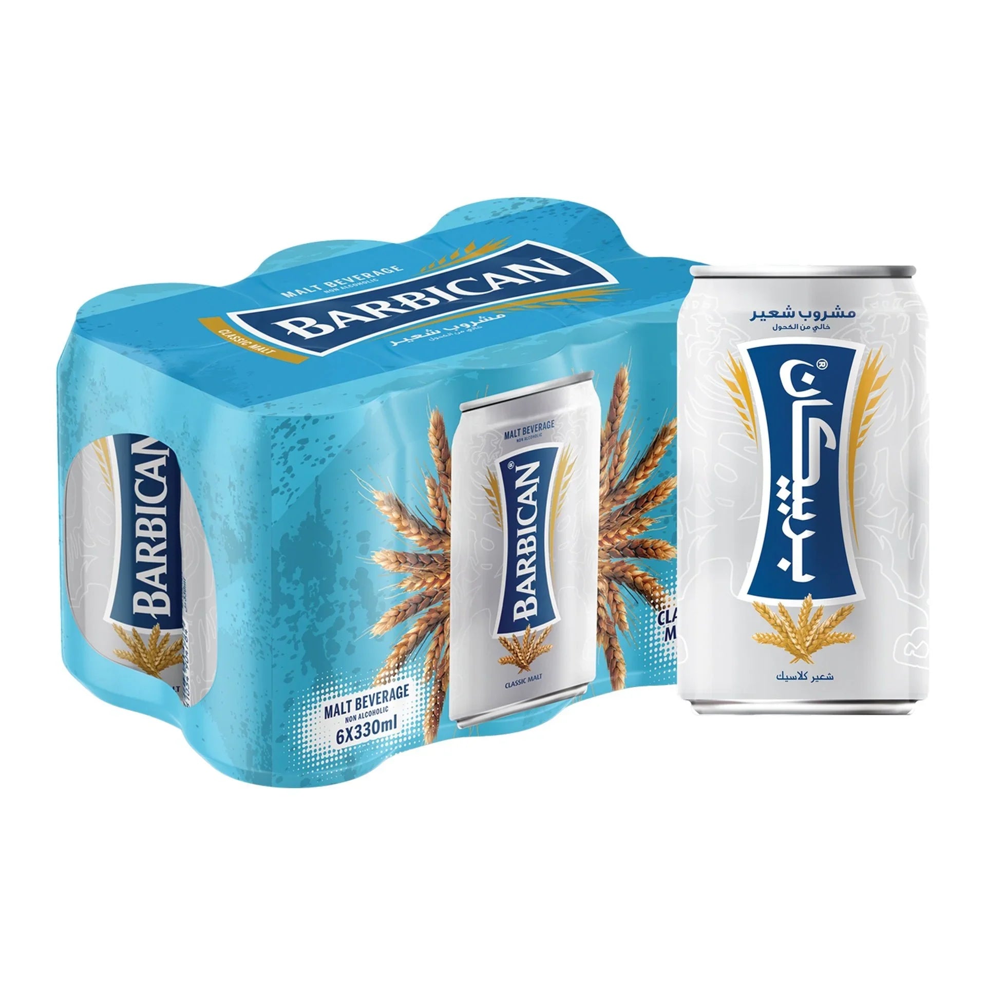 Barbican Classic Malt Flavor Can - 330ml × 6 Pcs