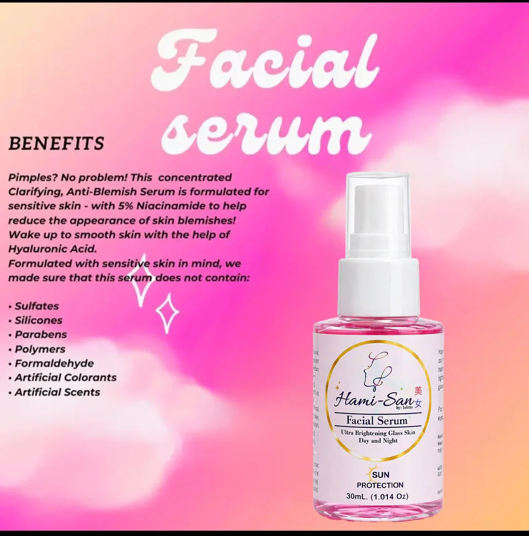 Hami-San Ultra Brightening Day & Night Facial Serum - 30ml