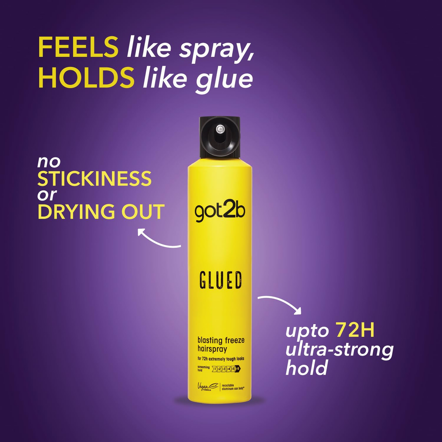 Got2b Glued Blasting Freeze Hairspray - 300ml