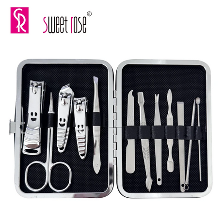 Sweet Rose Manicure - 12Pcs Set (S68005)