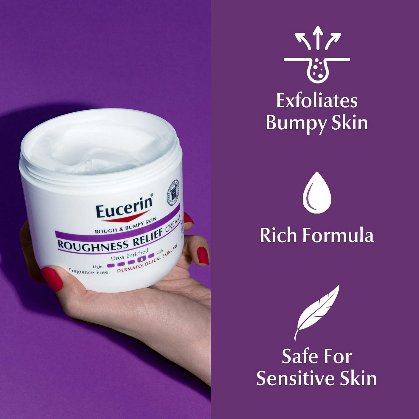 Eucerin Roughness Relief Cream - 454g