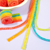 Chupa Chups Sour Belt Soft & Chewy Candy Mixed Fruit Flavour - 10g × 6Pcs