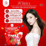 Pure Herb Purera Gluta Collagen Strawberry & Vit C+ - 15g x 30 Sachets