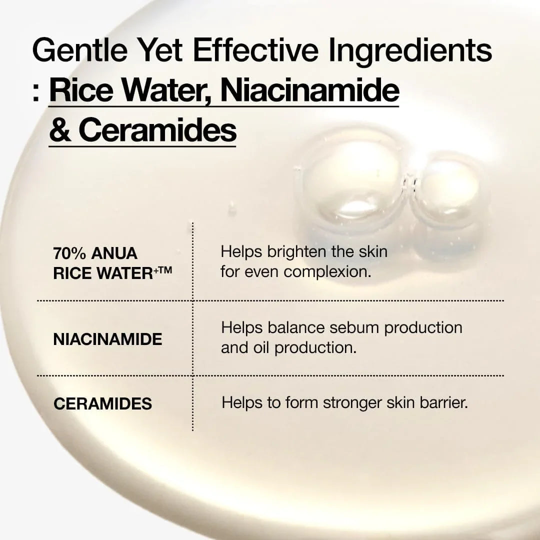 Anua Rice 70 Glow Milky Toner - 250ml