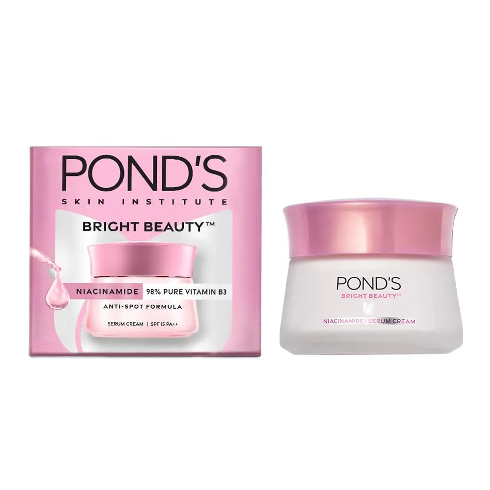Ponds Bright Beauty Anti-Spot Niacinamide Serum Cream SPF 15 PA++ - 50g