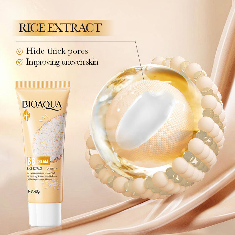 BIOAQUA Rice Raw Pulp BB Cream SPF 45 - 40g