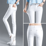 Women Super Skinny White Jeans - 1822